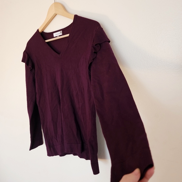 Calvin Klein Purple Sweater Size Small - Picture 6 of 6